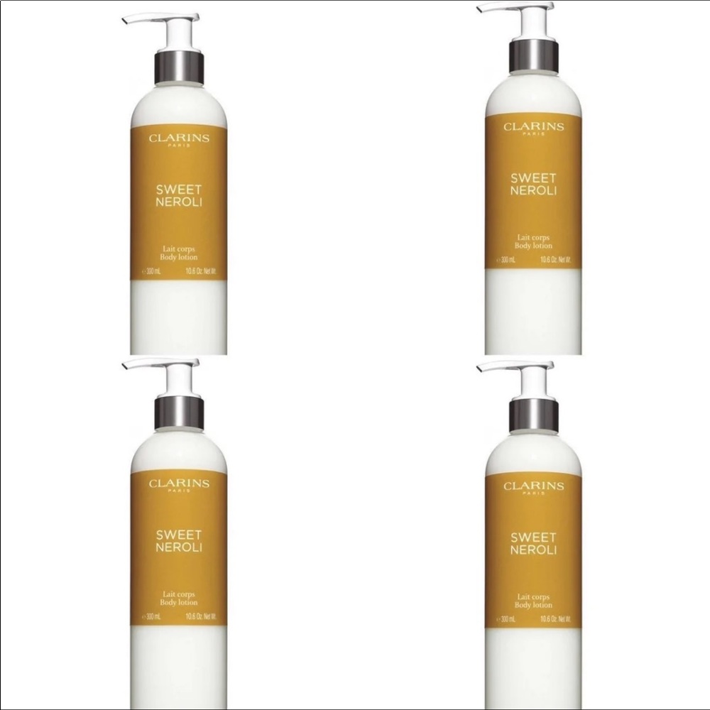 Clarins Sweet Neroli Body Lotion x 4